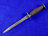 Antique 19 Century Victorian Small Rondel Dagger Fighting Knife