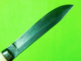Antique British English 19 Century Thornhill London Puukko Knife Silver Sheath
