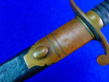 Antique British English 19 Century County of Roxburgh Police Sword w/ Scabbard