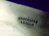 Antique Old British English 19 Century Underwood London Hunting Knife w/ Sheath