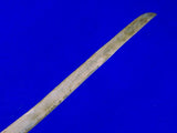 Antique Old Burmese Burma Dha Sword w/ Scabbard