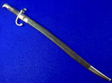 Antique Danish Denmark Model 1867 German Made Bayonet Sword w/ Scabbard