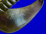 Antique English British 19 Century Saw Back Lion Head Cutlass Sword