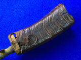 Antique 19 Century European Austrian Hungarian Carved Horn Powder Flask