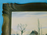 Antique Framed Signed Painting by Robert James Winchester Fraser R. Winter
