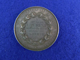 Antique French France 1906 Silver Table Medal