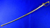 Antique French France Spanish Spain Blade 19 Century Cavalry Sword with Scabbard