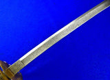 Antique French France Spanish Spain Blade 19 Century Cavalry Sword with Scabbard