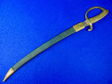 Antique 19 Century French France Napoleonic Briquet Sword w/ Scabbard MATCHING #