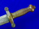 Antique German Germany French France 19 Century Artillery Short Sword w/ Scabbard
