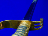 Antique German Germany Pre WW1 1875 Dated Presentation Engraved Lion Head Sword
