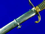 Antique German Germany Pre WW1 1875 Dated Presentation Engraved Lion Head Sword