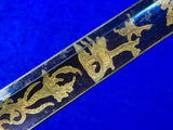 Antique Germany German 19 Century Presentation Engraved Hunting Dagger Sword