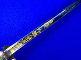 Antique Germany German 19 Century Presentation Engraved Hunting Dagger Sword