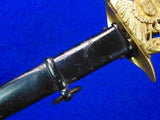 Antique Germany German WW1 Colonial Officer's Sword w/ Scabbard