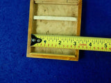 Antique Old Imperial Russian Russia Eagle Burl Bur Wood Cigarette Case Holder