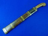 Antique Old Indonesia Indonesian Short Sword Knife w/ Scabbard