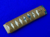Antique Japan Japanese Tsuba Handle Menuki Parts for Wakizashi Tanto Sword Knife
