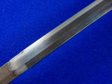 Antique Japanese Japan Katana Shinto Suriage Signed Echizen Ju Kaneshige Sword