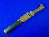 Antique Old Japanese Japan Tanto Fighting Knife Short Sword w/ Scabbard