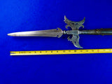 Antique Old 17 Century French France Italy Italian Halberd Spear