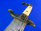 Antique Old 19 Century African Africa Hunting Fighting Knife Dagger w/ Scabbard