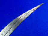 Antique Old 19 Century African Africa Hunting Fighting Knife Dagger w/ Scabbard