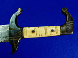 Antique Old 19 Century African Africa Hunting Fighting Knife Dagger w/ Scabbard