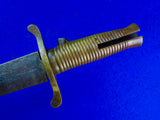 Antique Old 19 Century US Civil War British Import Bayonet Short Sword