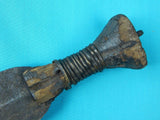Antique Old Africa African 19 Century Short Sword Large Knife