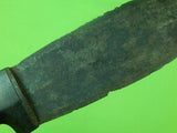 Antique Old Africa African Spear Point Blade Fighting Knife Dagger