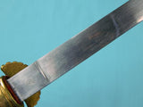 Antique Old German Germany Hunting Dagger Knife w/ Scabbard