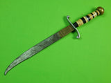 Antique Old North African Africa Big Fighting Knife
