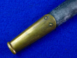 Antique Old US Civil War Bayonet Short Sword w/ Scabbard