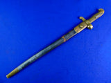 Antique Old US Civil War Bayonet Short Sword w/ Scabbard