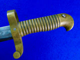 Antique Old US Civil War Bayonet Short Sword w/ Scabbard