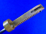 Antique Old US Civil War Bayonet Short Sword w/ Scabbard