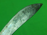 Antique Old US Hunting Fighting Skinner Knife 9