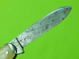 Antique Old US KA-BAR KABAR 2 Blade Folding Pocket Knife