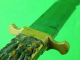 Rare Antique Old US LAMSON & GOODNOW Hunting Stag Knife & Sheath