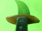 Antique Old US Well Made Bowie Curved Blade Fighting Knife