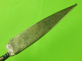 Antique Old Spanish Spain Italy Italian Fancy Dagger Fighting Knife w/ Scabbard