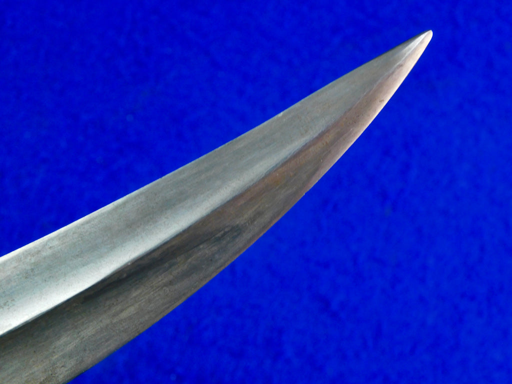 Antique Turkish Ottoman Islamic Wootz Damascus Gold Silver Dagger Shor ...