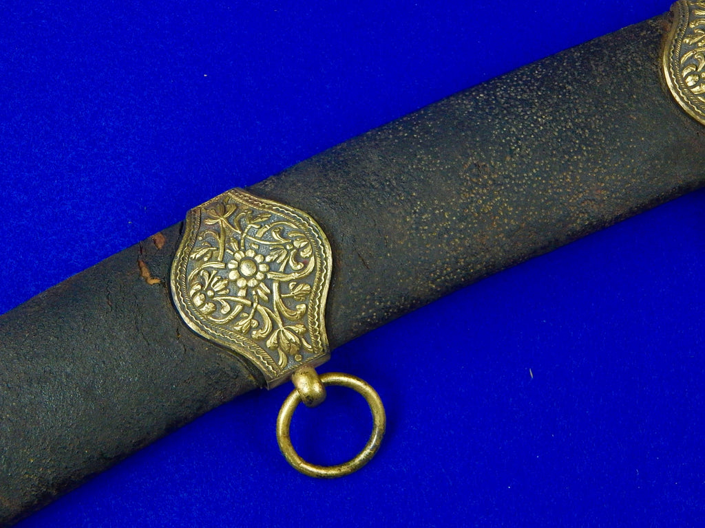Antique Turkish Persian Ottoman Fancy Wootz Damascus Shamshir Sword w ...