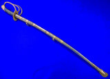 Antique US Late 19 Century Knights of Pythias Masonic Fraternal Sword w Scabbard