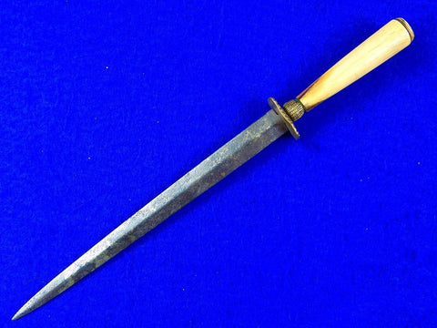 Antique Old US Early 19 Century Naval Navy Dagger Fighting Knife