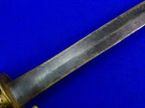 Antique US Civil War Ames Model 1841 Navy Cutlass Sword