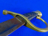 Antique US Civil War 19 Century Ames Artillery Sword w/ Scabbard