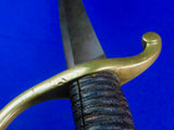 Antique US Civil War 19 Century Ames Artillery Sword w/ Scabbard