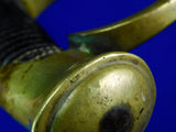 Antique US Civil War 19 Century Ames Artillery Sword w/ Scabbard